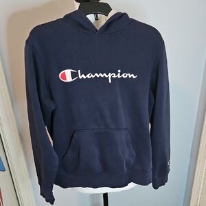 Champion Dark Blue Pullover Hoodie